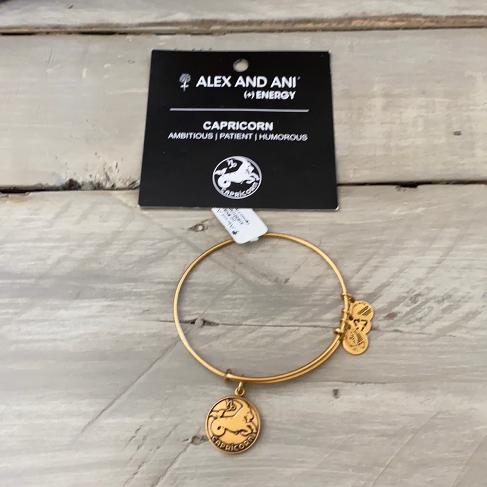 NWT ALEX AND ANI Capricorn Bracelet-Gold-Plated